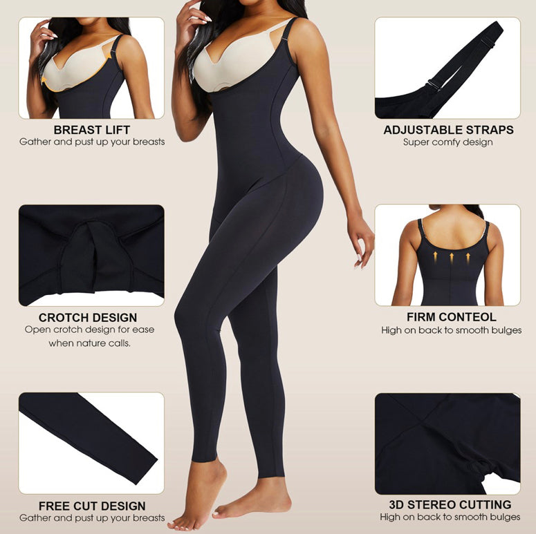 FIT & FAB SEAMLESS FULL BODY SHAPER – Fitwithhips